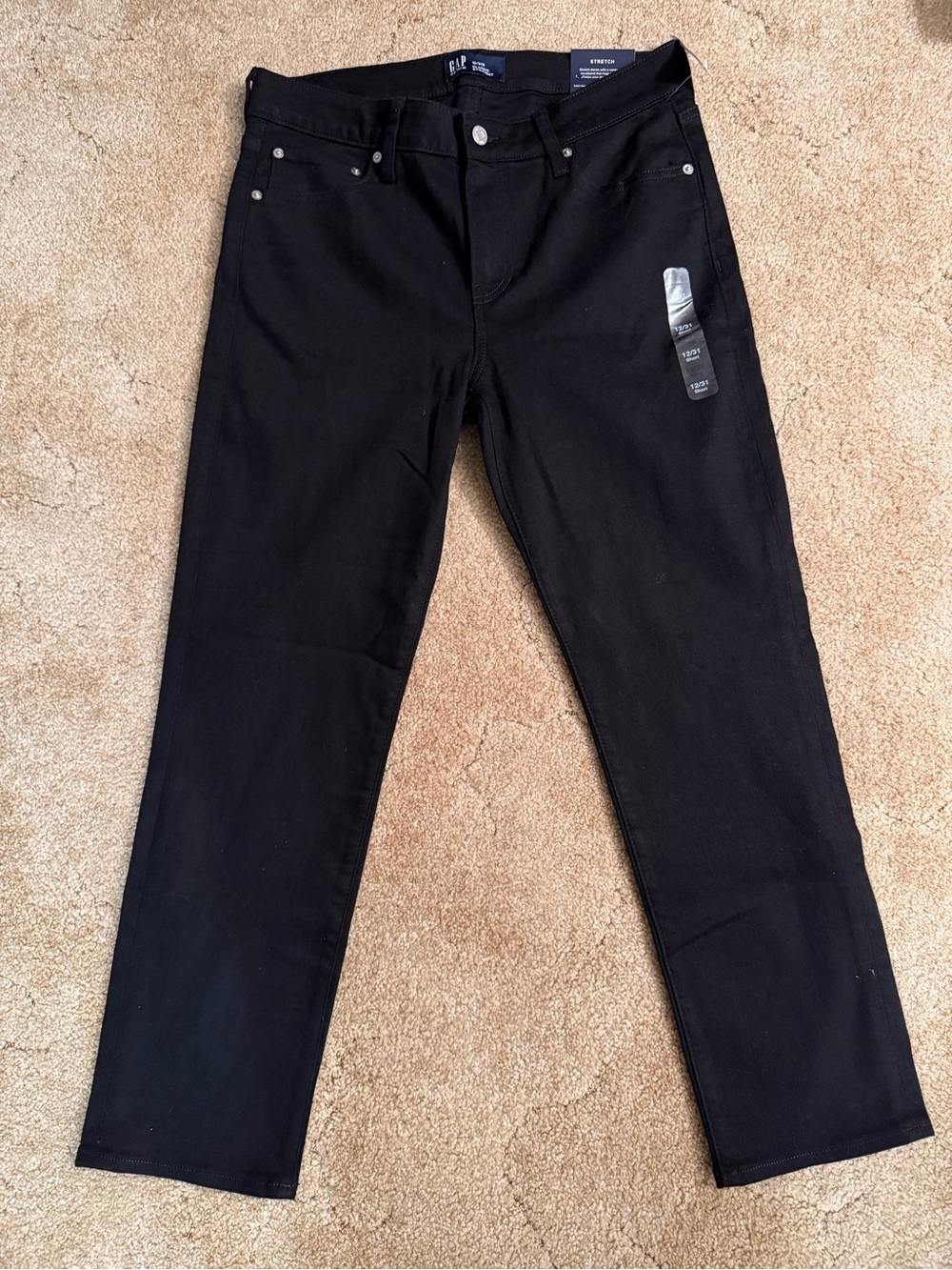 GAP Black Classic Straight Jeans
